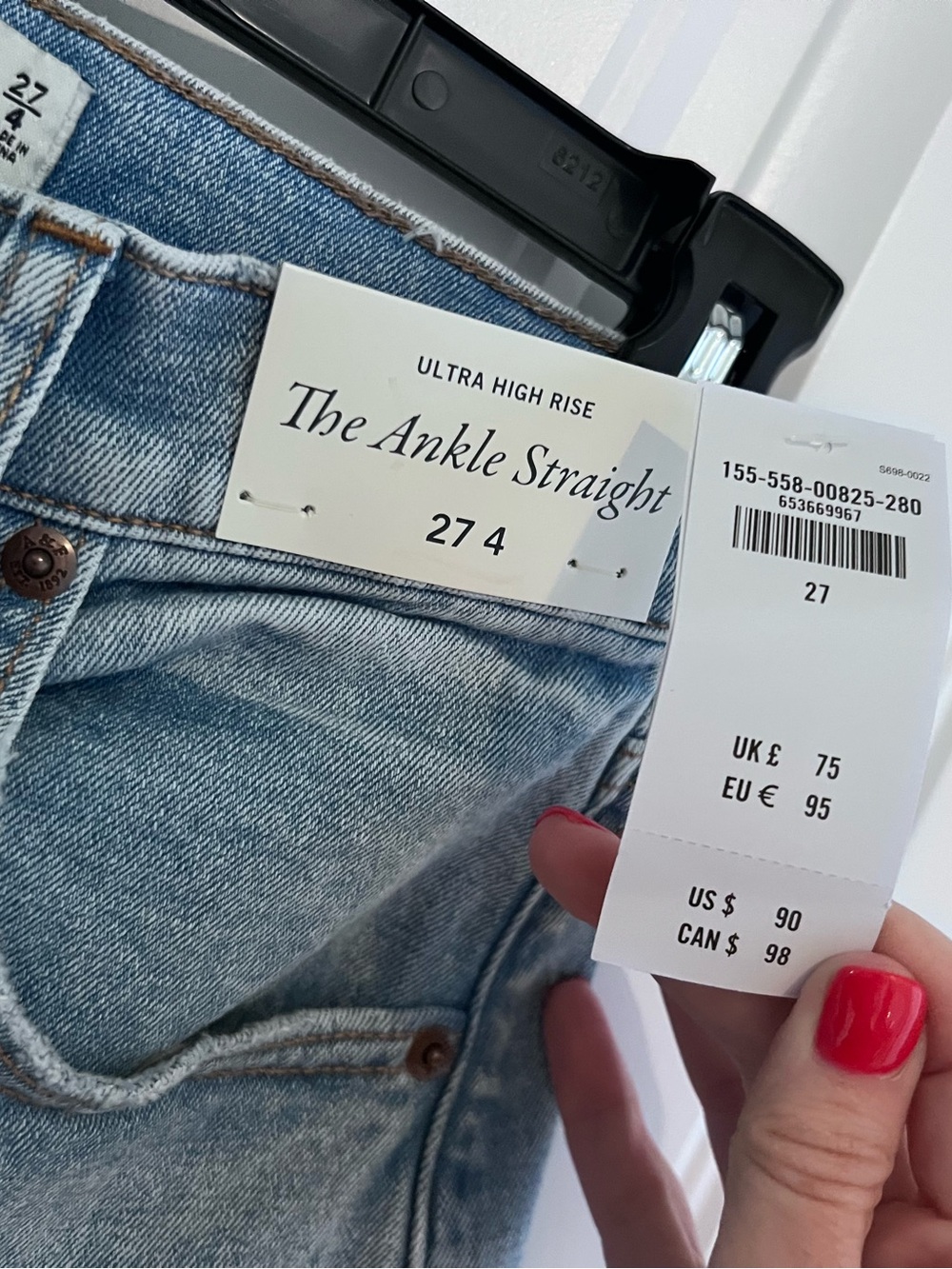 Ankle Straight Ultra High Rise Jean - Picture 5 of 5